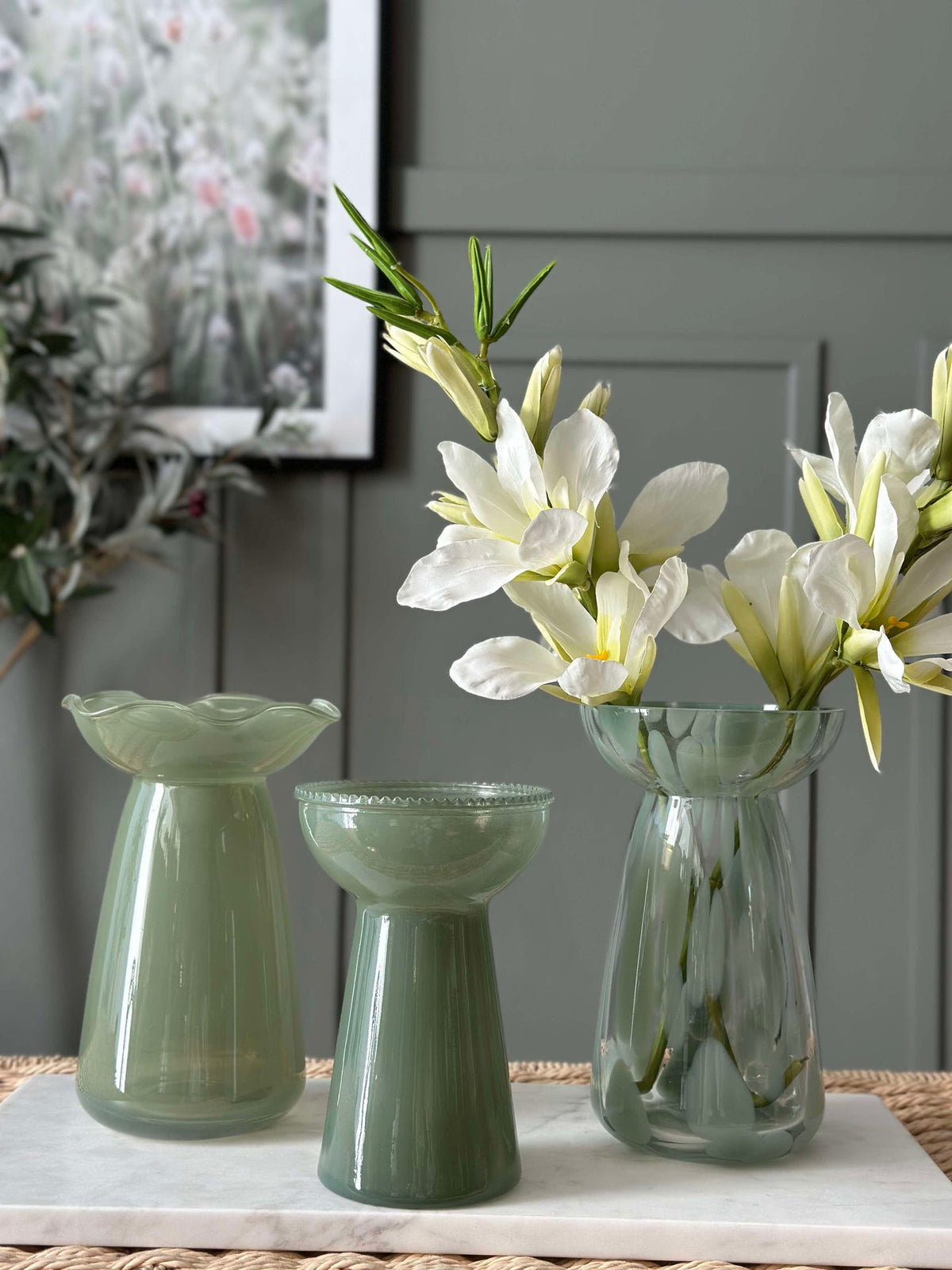 Vase à jacinthes Milla - Vert