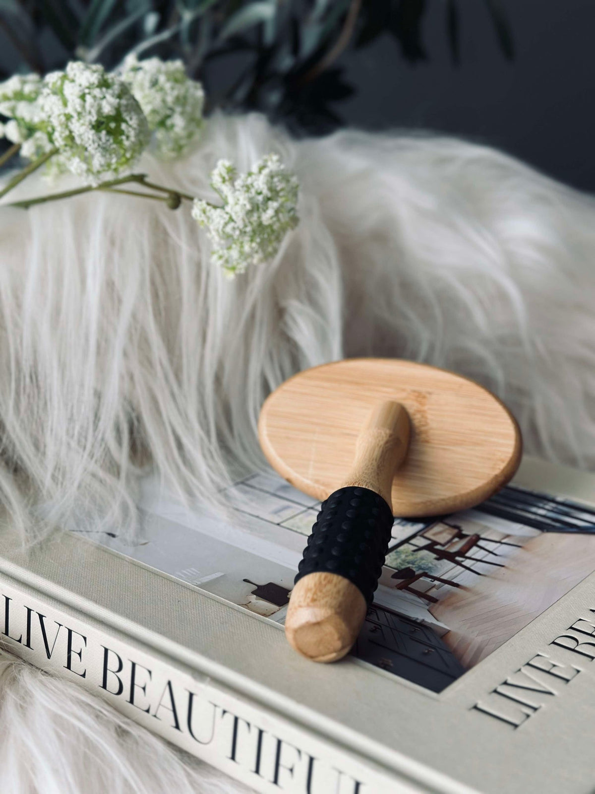Brosse pour peaux de mouton et animaux de compagnie