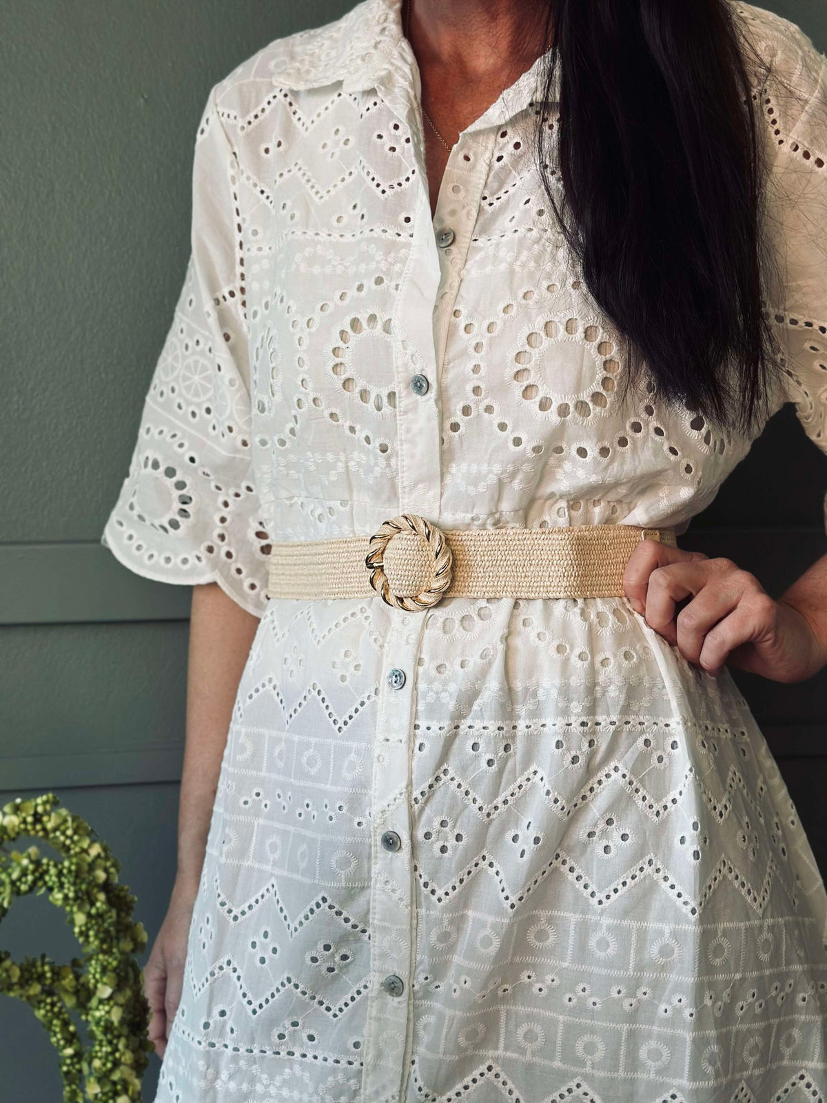 Ceinture Sofia - Beige / Doré