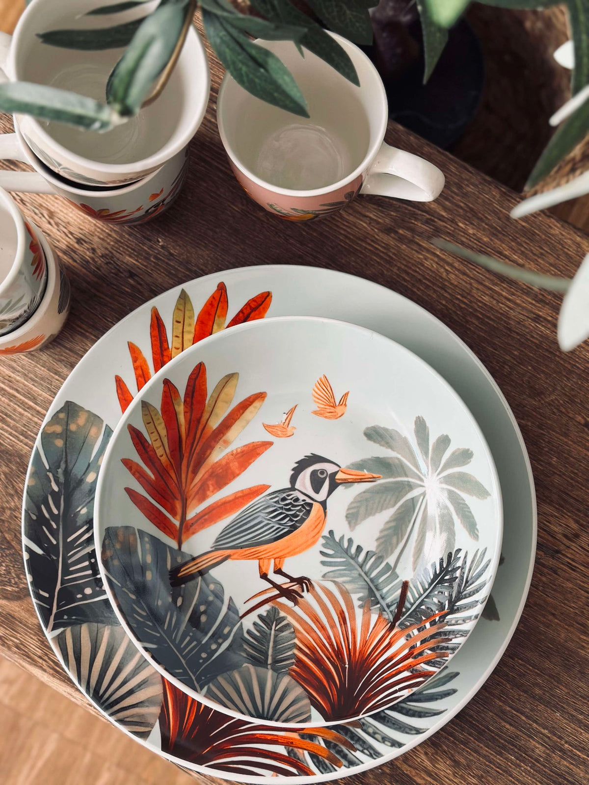 Assiette 20 cm - Mélange boho