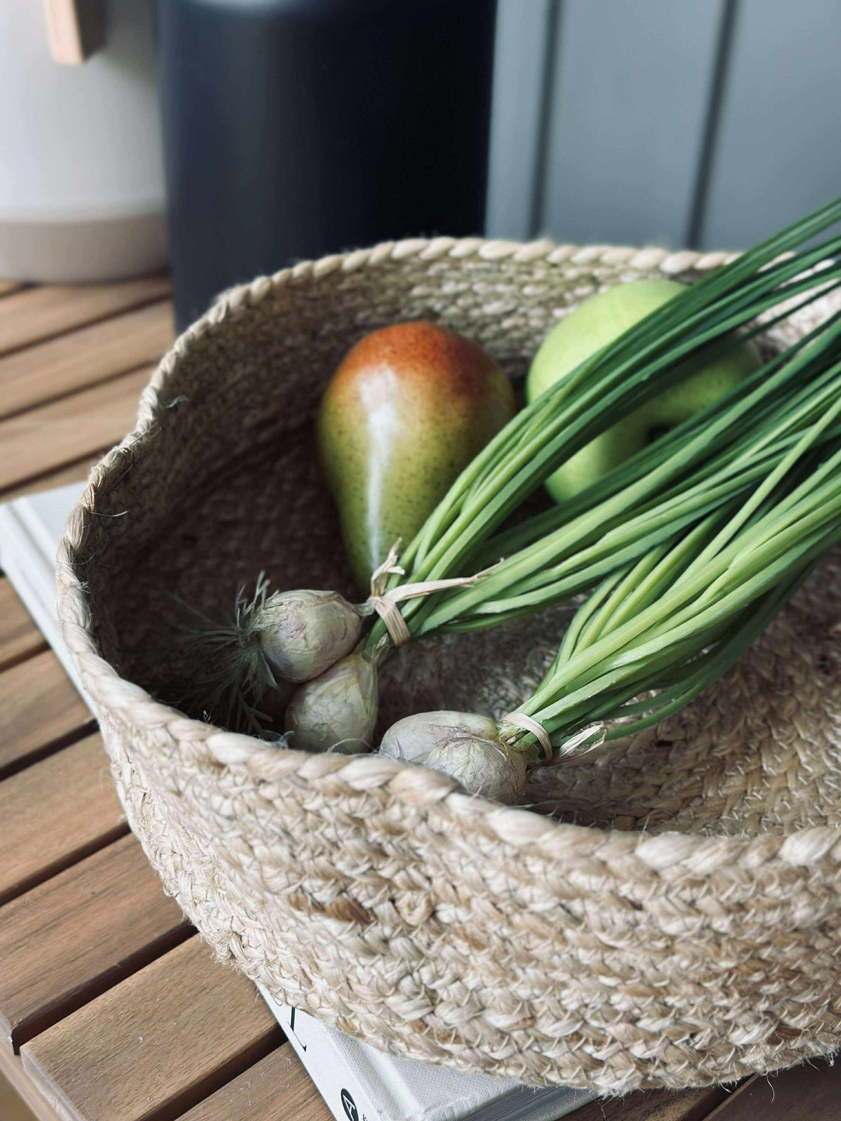 Panier rond - Jute