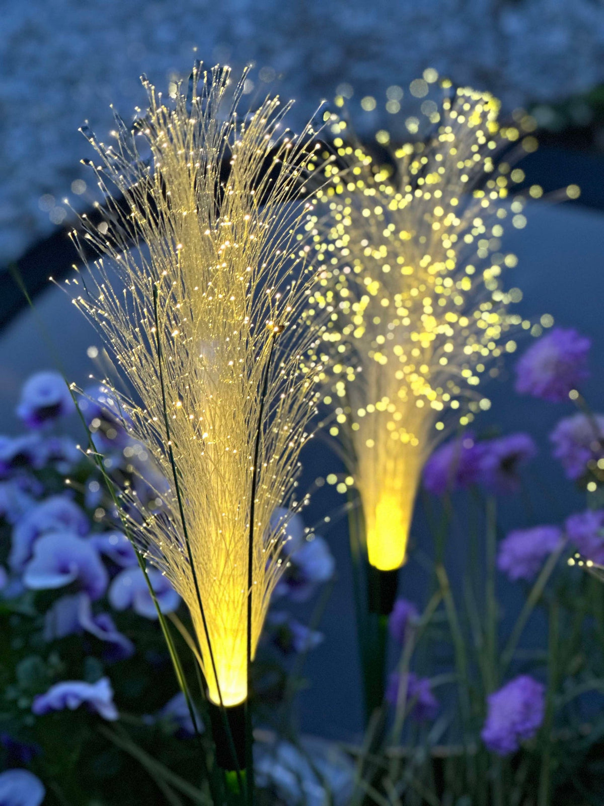 Pampas avec cellules solaires