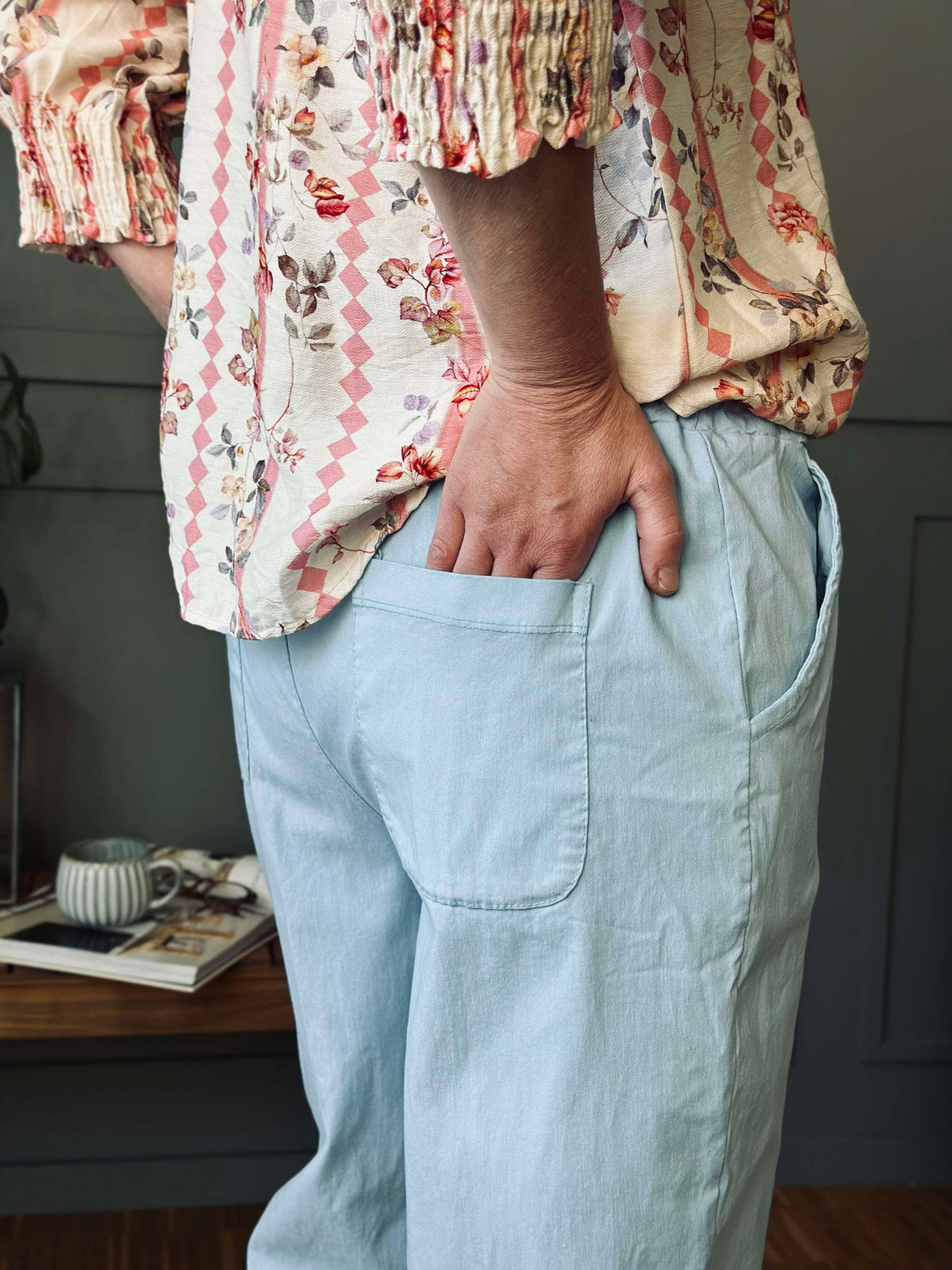 Pantalon Raffaella - Sky blue