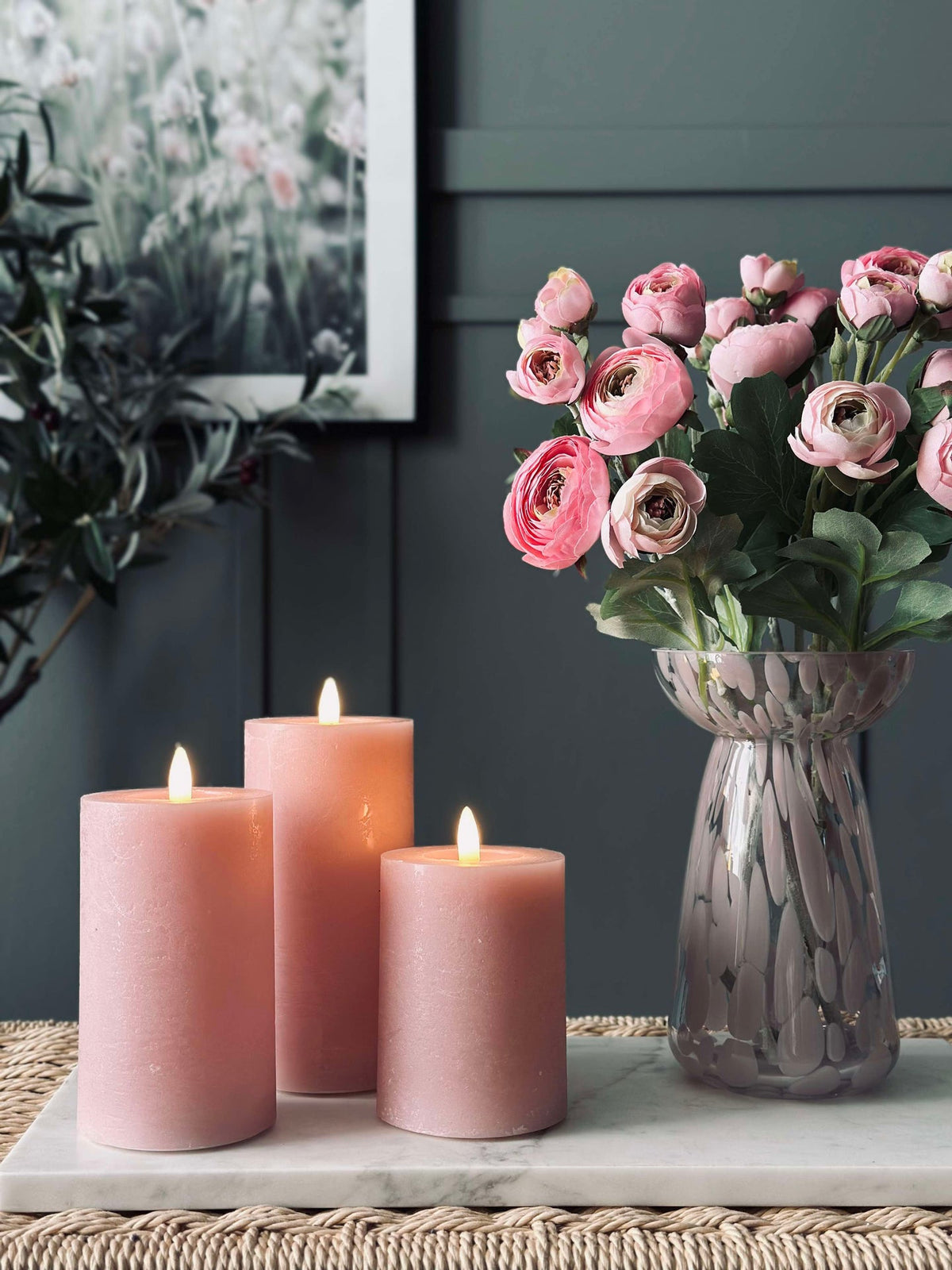 Vase à jacinthe Milla - Rose
