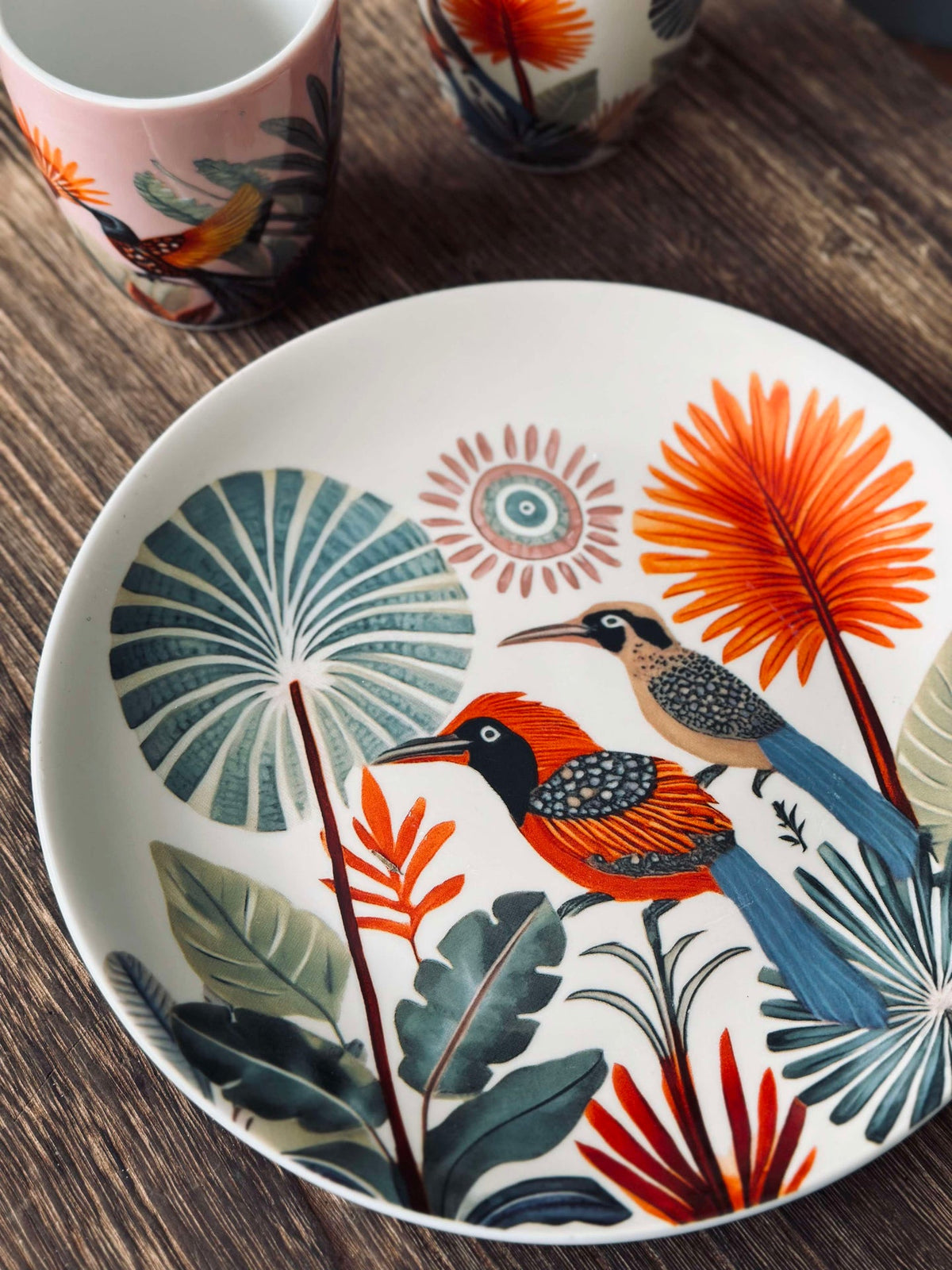 Assiette 20 cm - Mélange boho
