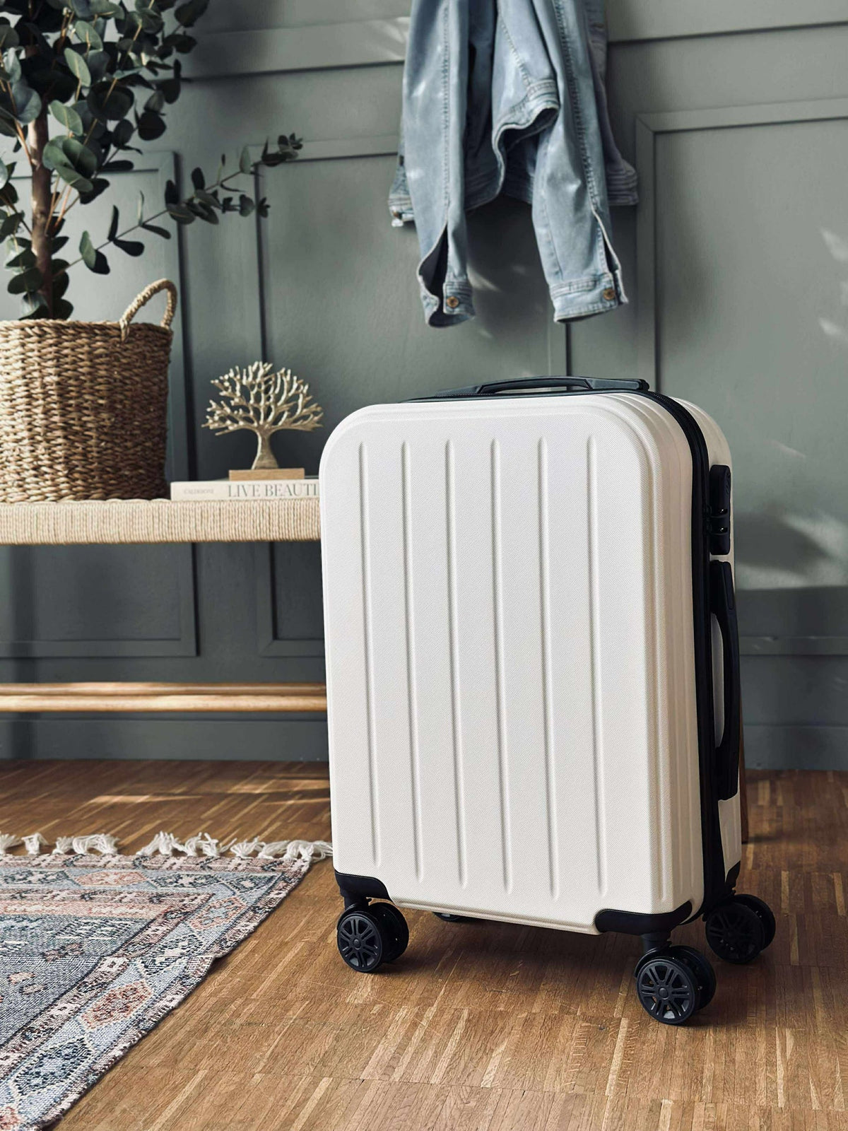 Valise trolley - Beige
