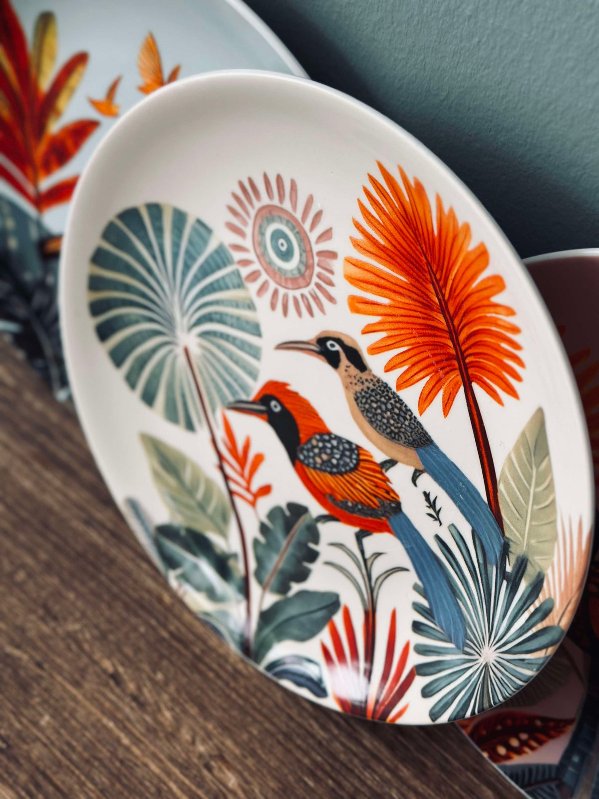 Assiette 20 cm - Mélange boho