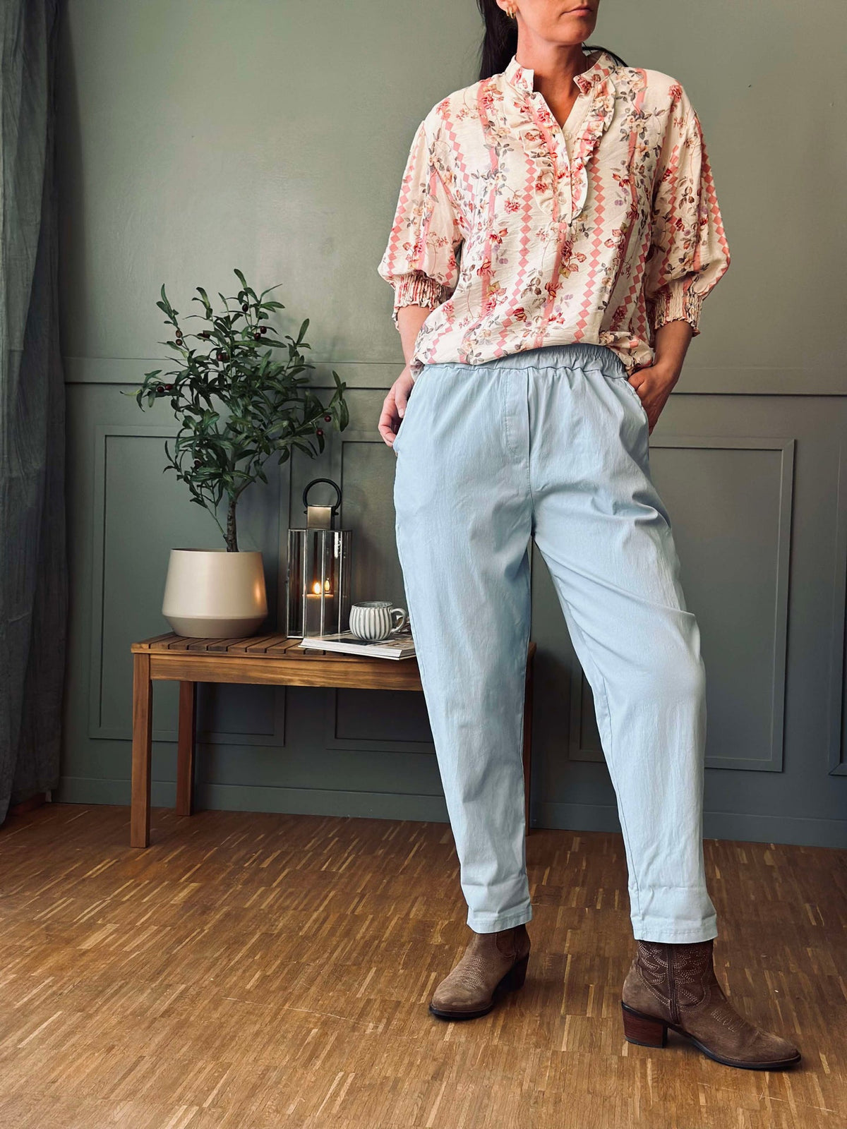 Pantalon Raffaella - Sky blue
