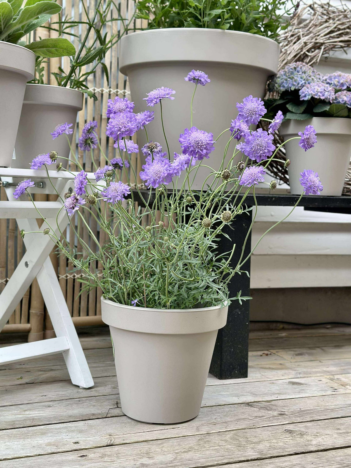 Pot de jardin - Recyclé Beige Dia 25 cm