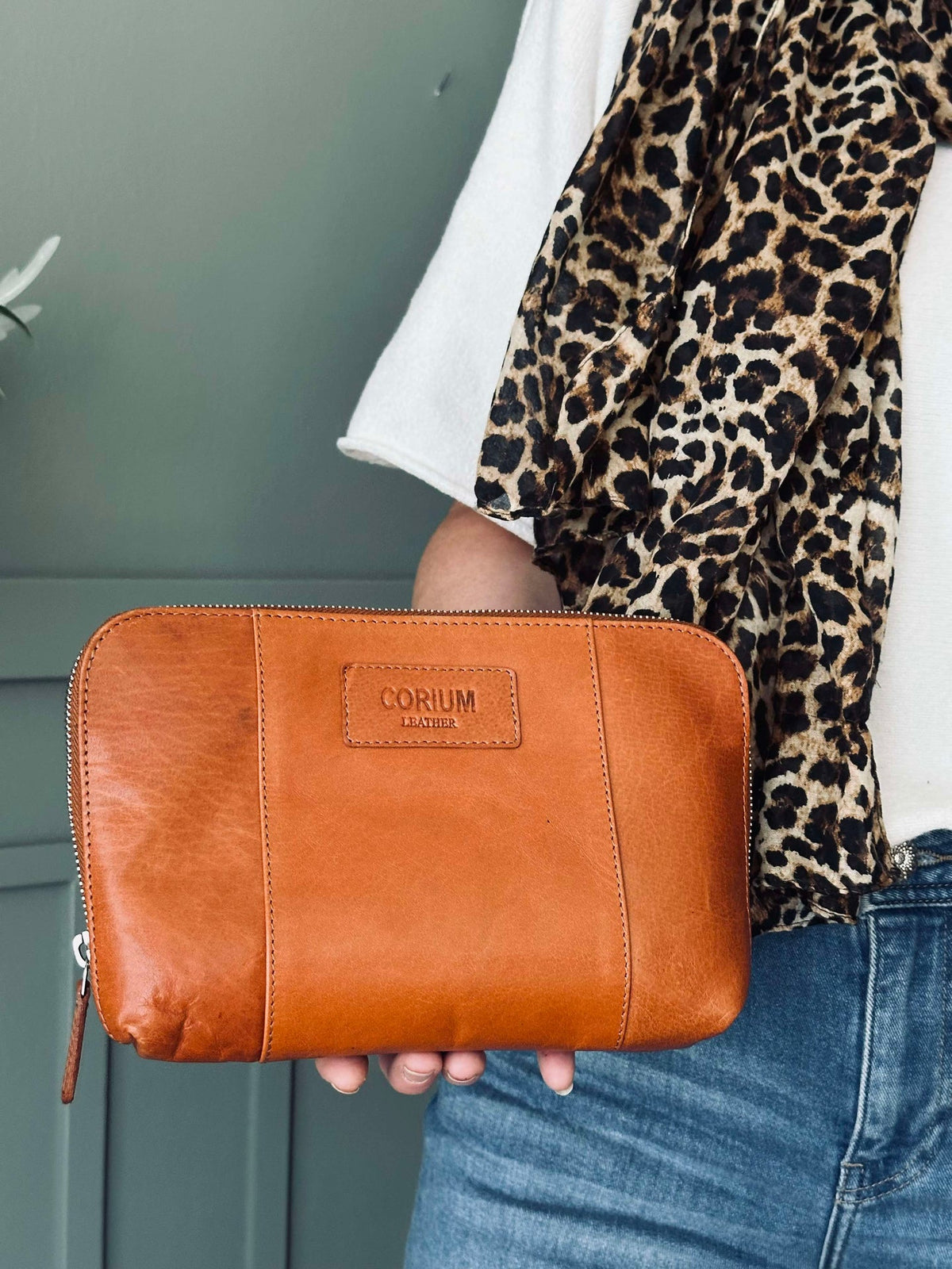 Pochette Minna Cognac