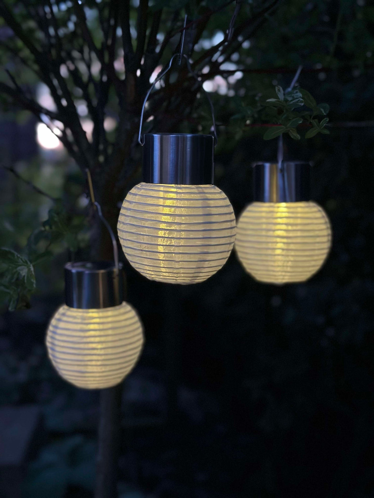 Mini lampes solaires - 3 pièces