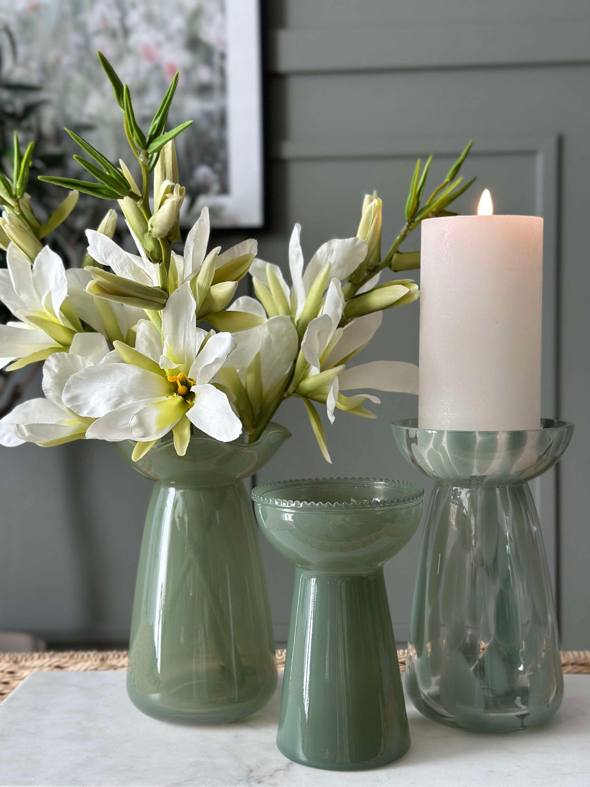 Vase à jacinthes Milla - Vert