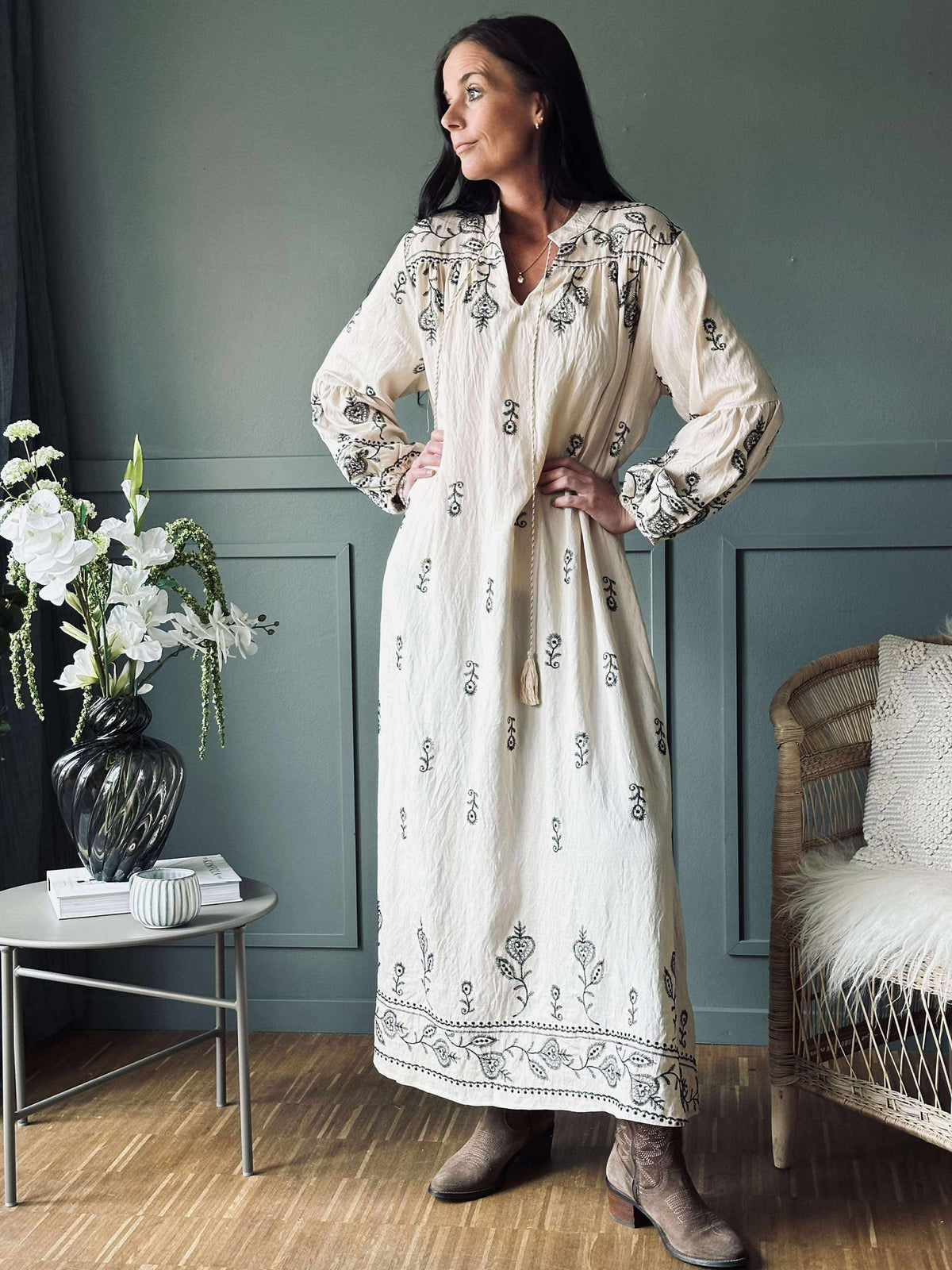 Robe Embroidery boheme
