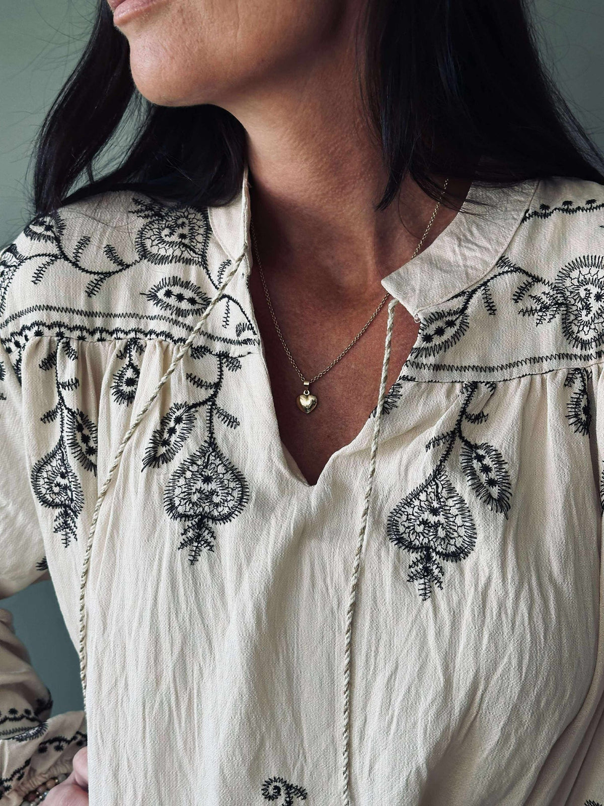 Robe Embroidery boheme