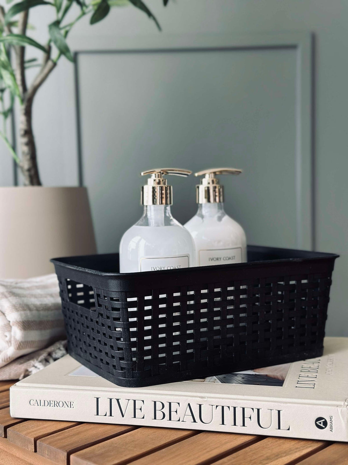 Boîte de rangement Mille black - Medium