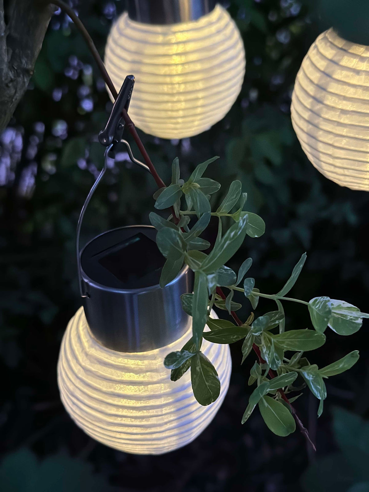 Mini lampes solaires - 3 pièces