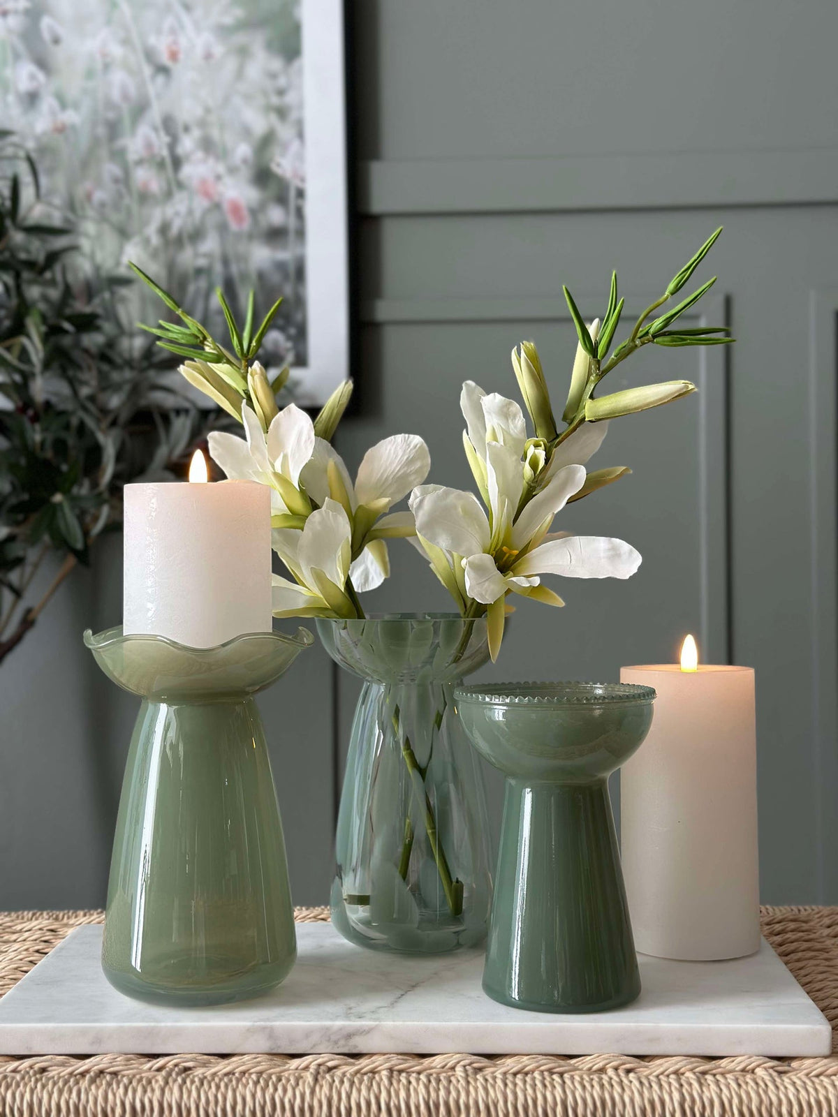 Vase à jacinthes Milla - Vert