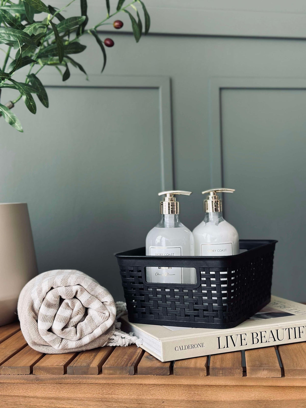 Boîte de rangement Mille black - Medium