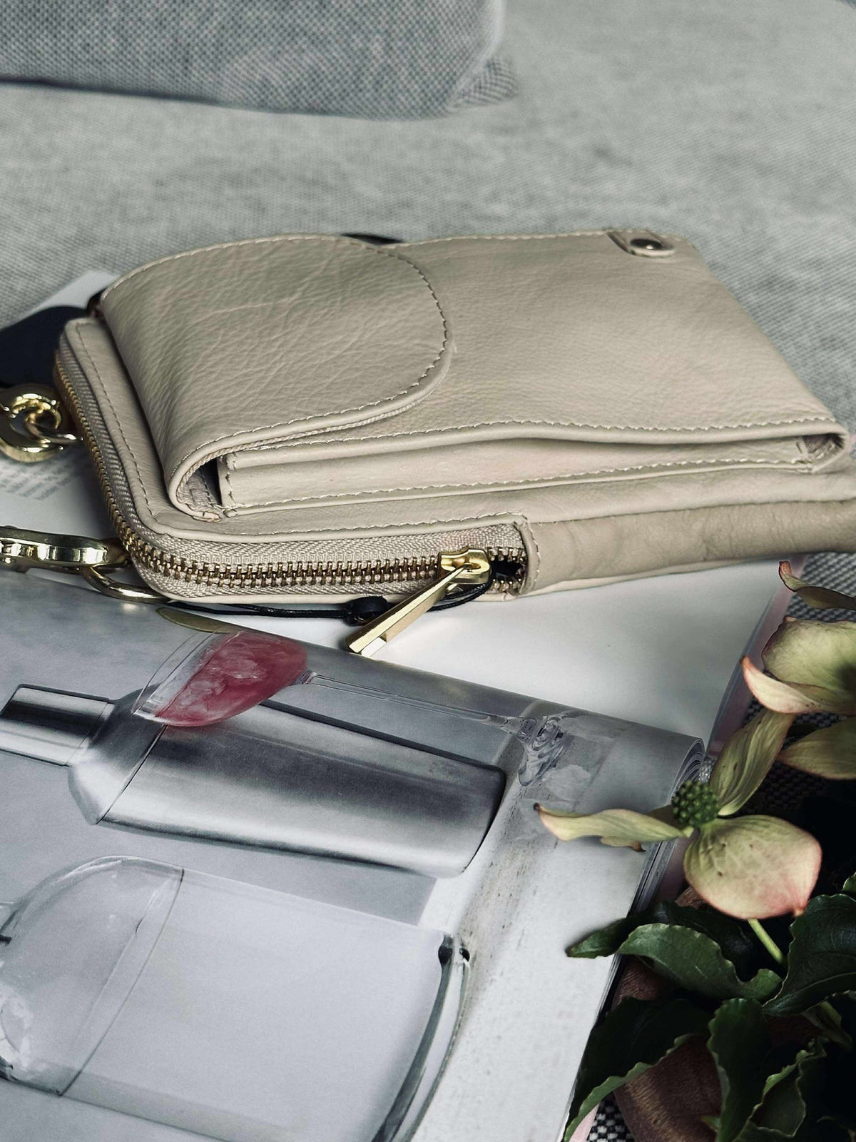 Sac pour téléphone - Sand / gold