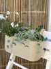 Jardinière avec suspension – Crème