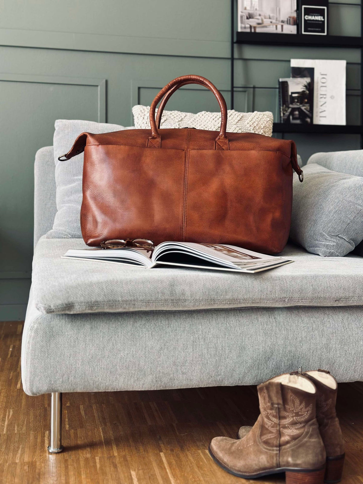 Sac de week-end DEXTER - Cognac