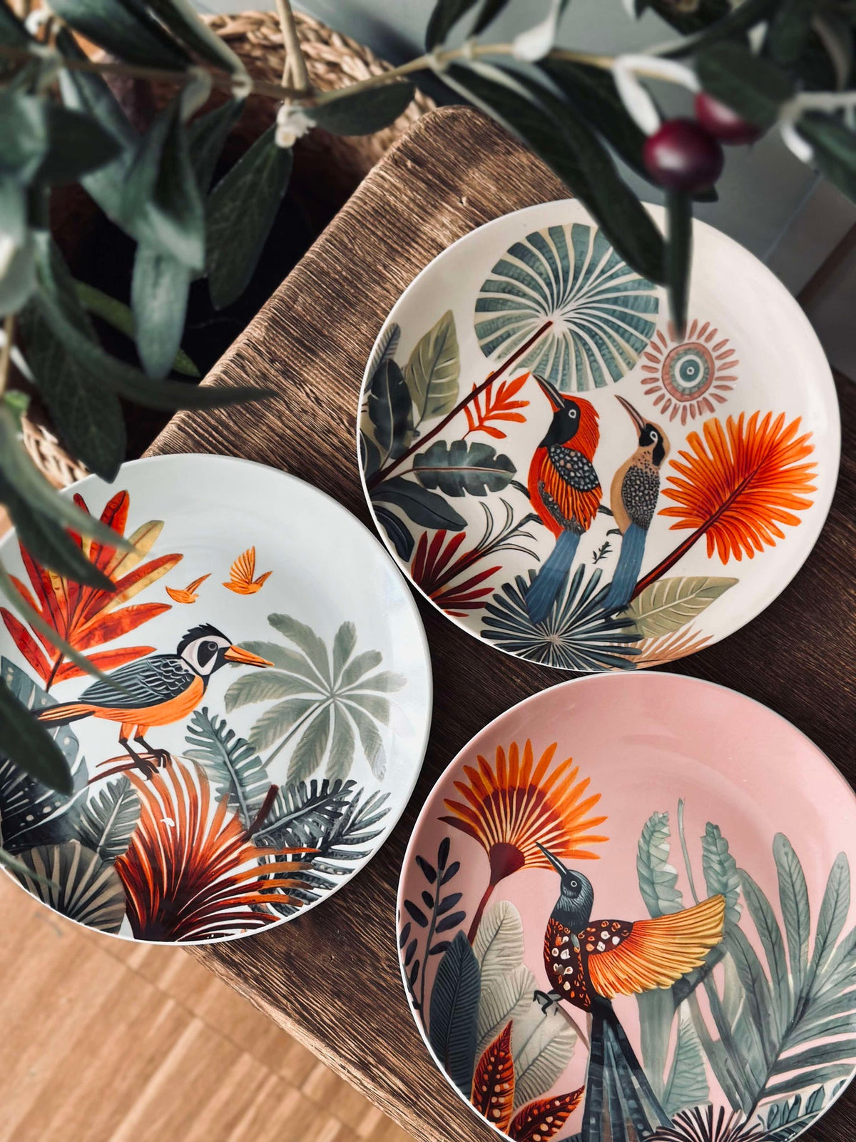 Assiette 20 cm - Mélange boho