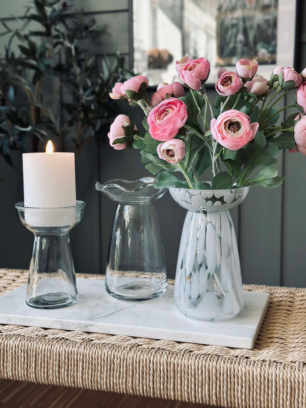 Vase à hyacinthe LARA - Transparent