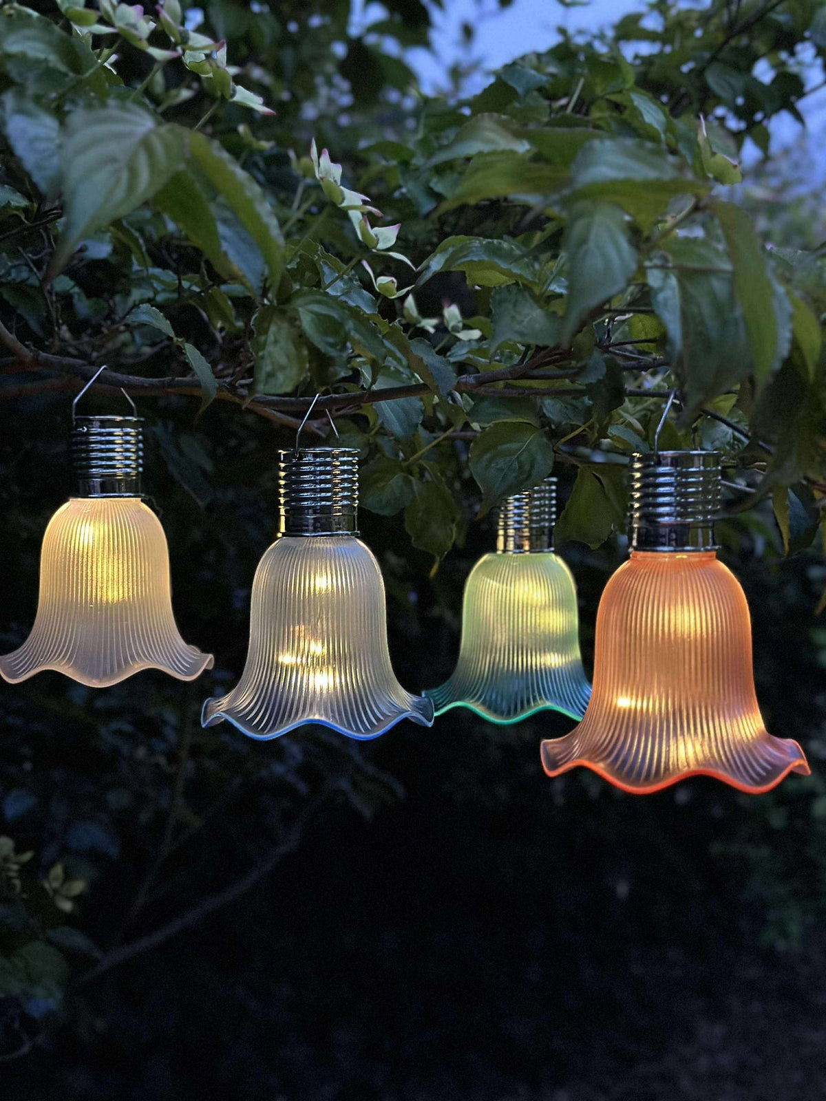 Suspension flower solaire - White