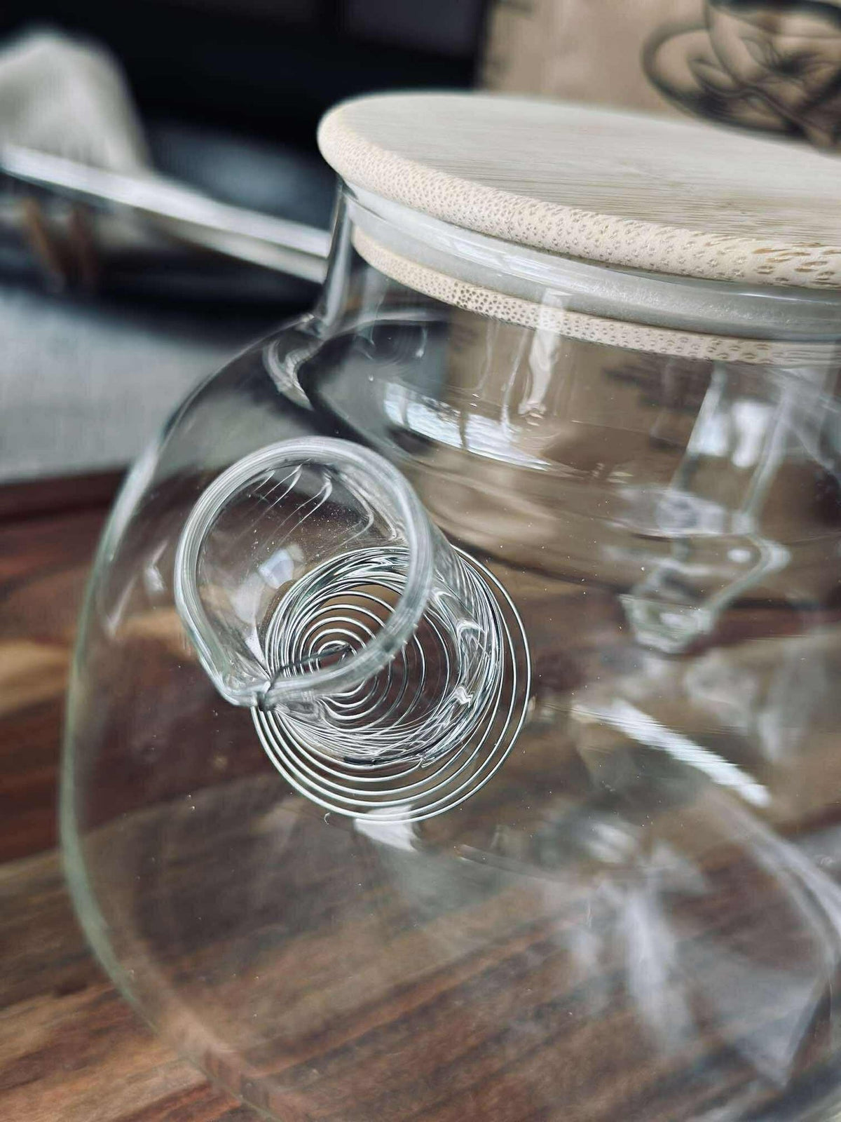 Théière en verre