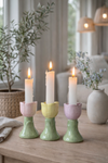 Bougeoir Tulipe 9 cm - Plusieurs couleurs