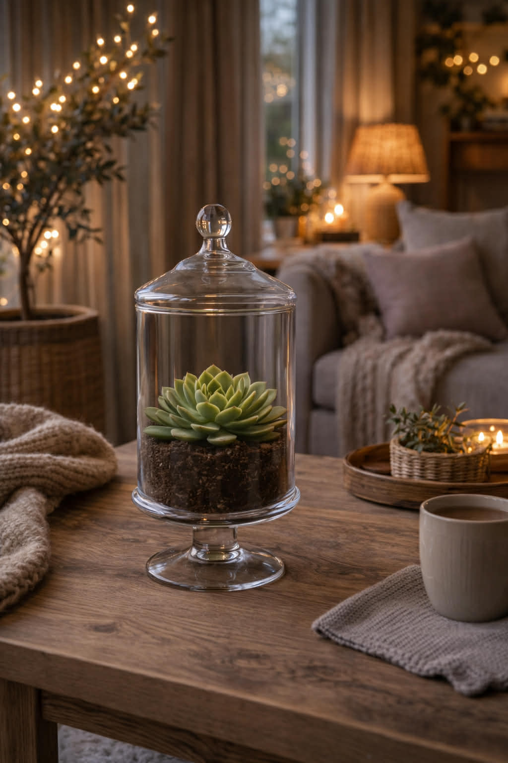 Rangement avec couvercle - Verre