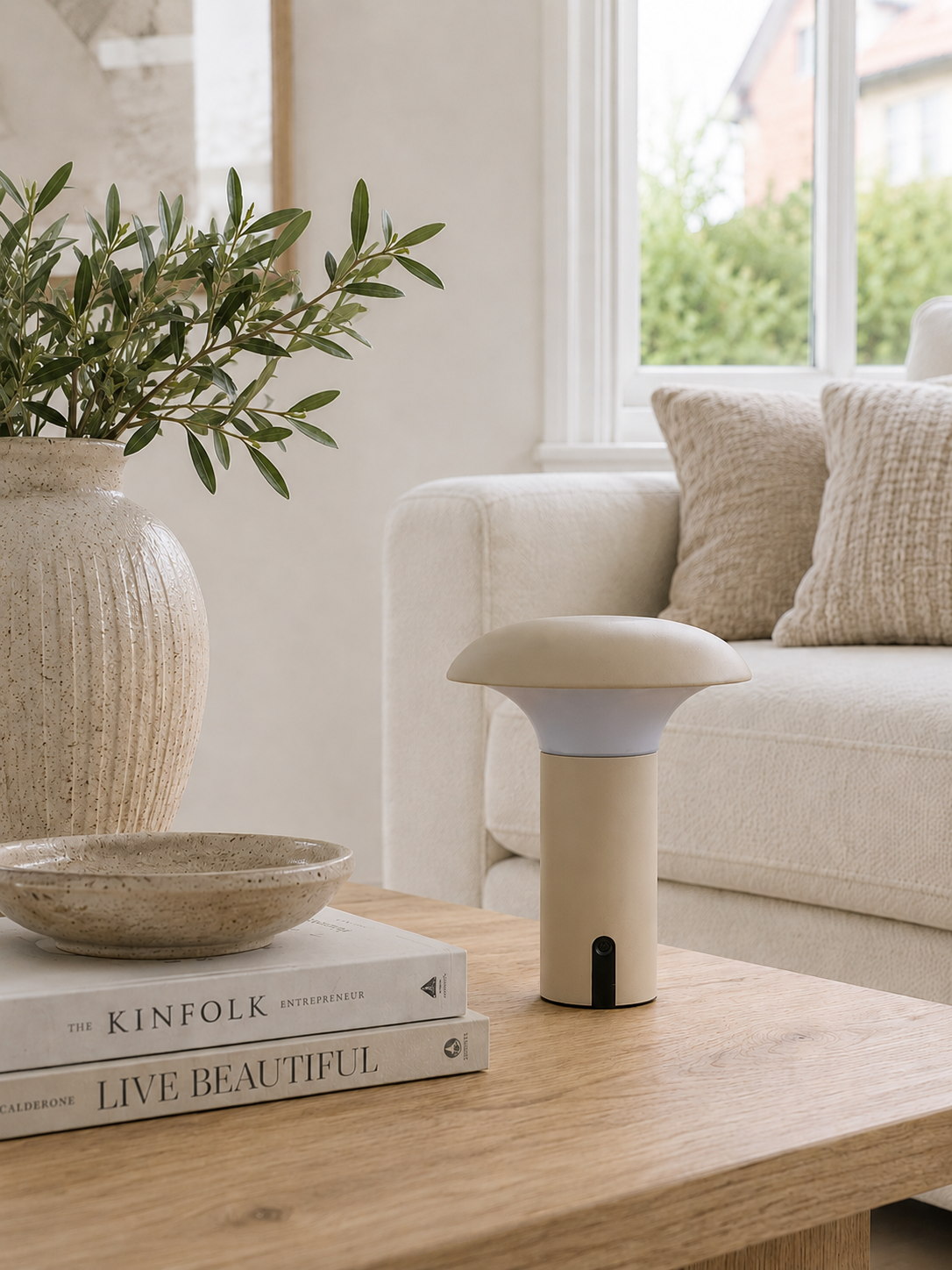 Lampe rechargeable pour l’intérieur et l’extérieur