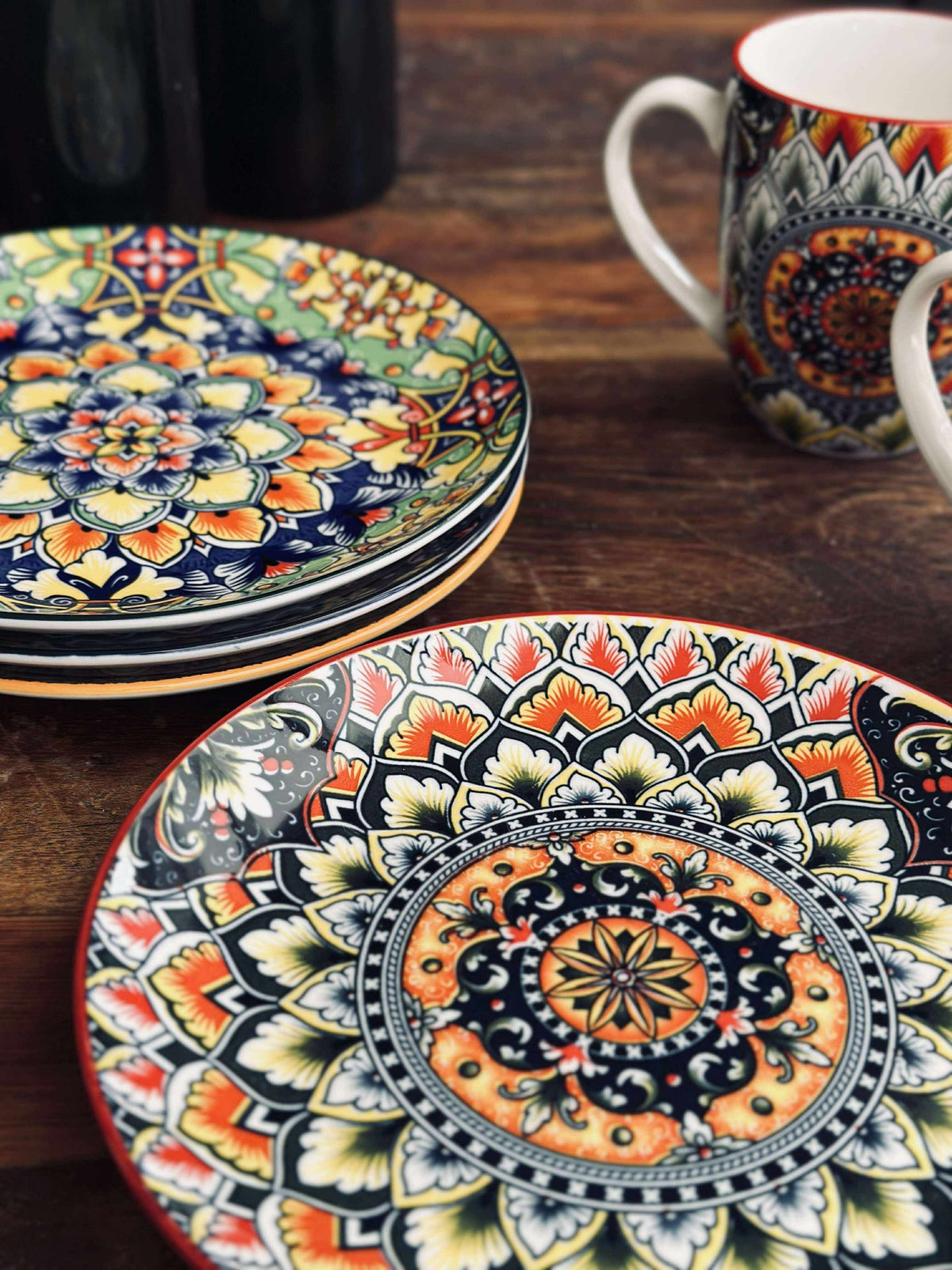 Assiette Color boheme MIX