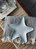 Assiette en mélamine - Étoile de mer bleu clair