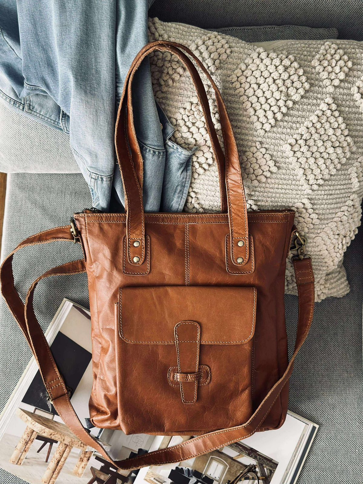 Shopper Amalie - Cognac