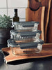 Bocaux de rangement en verre - Lot de 3