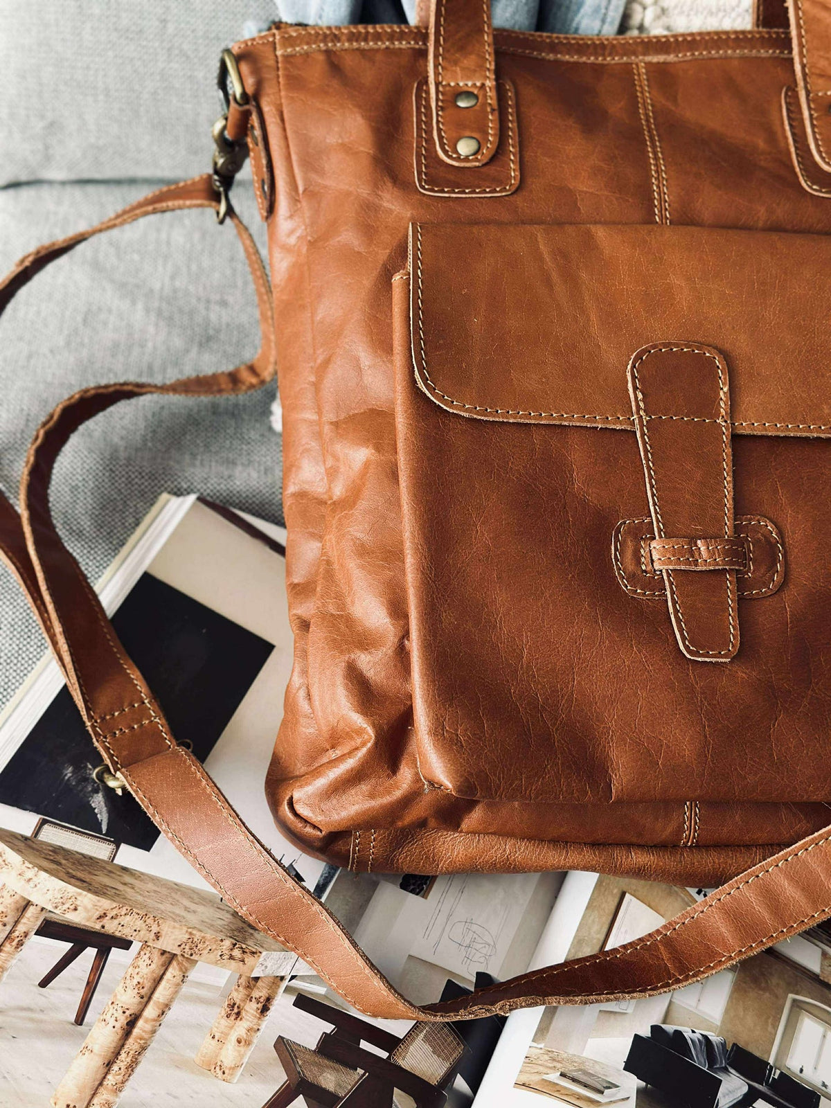 Shopper Amalie - Cognac