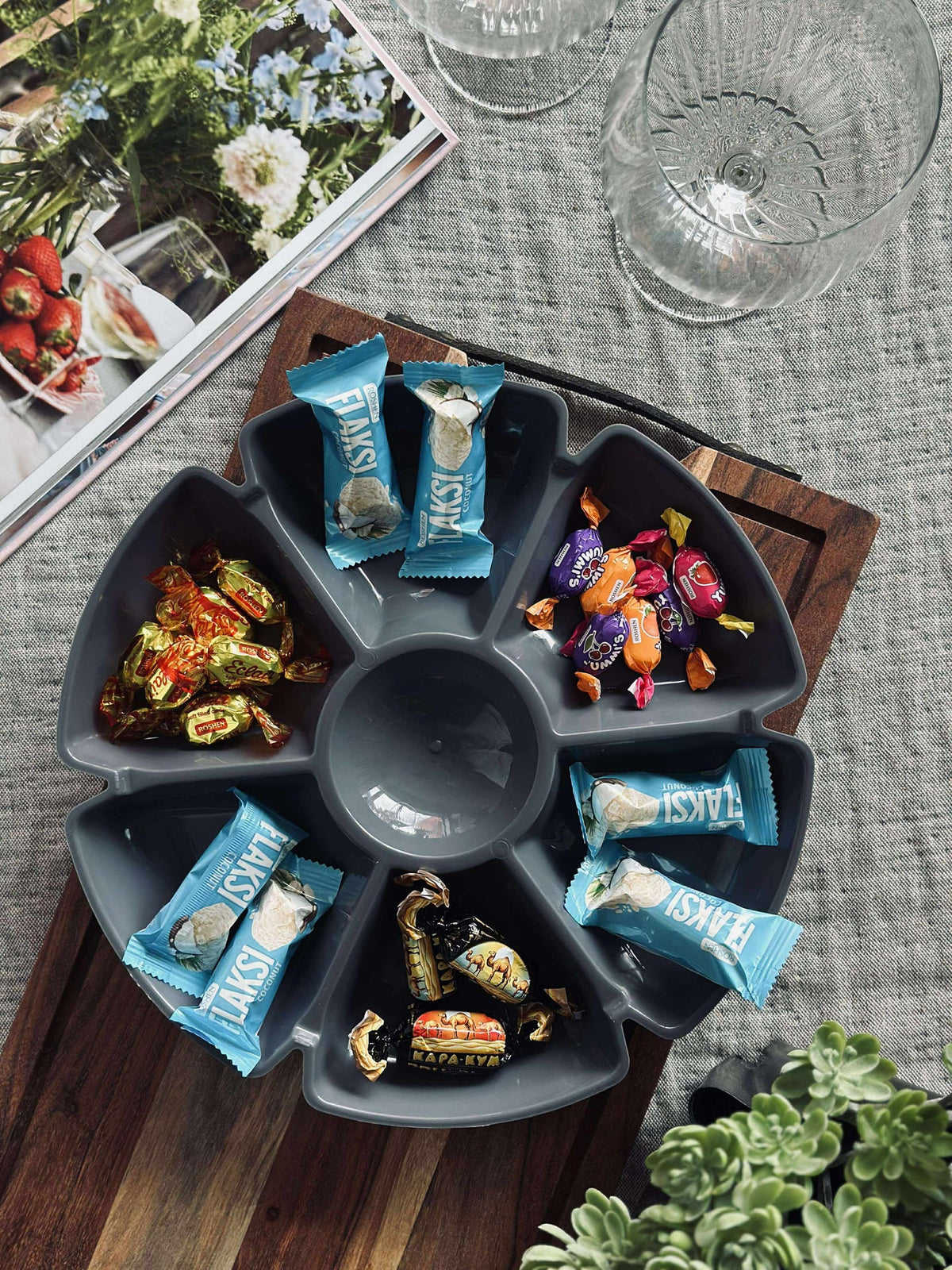 Plat de service  - Plusieurs couleurs
