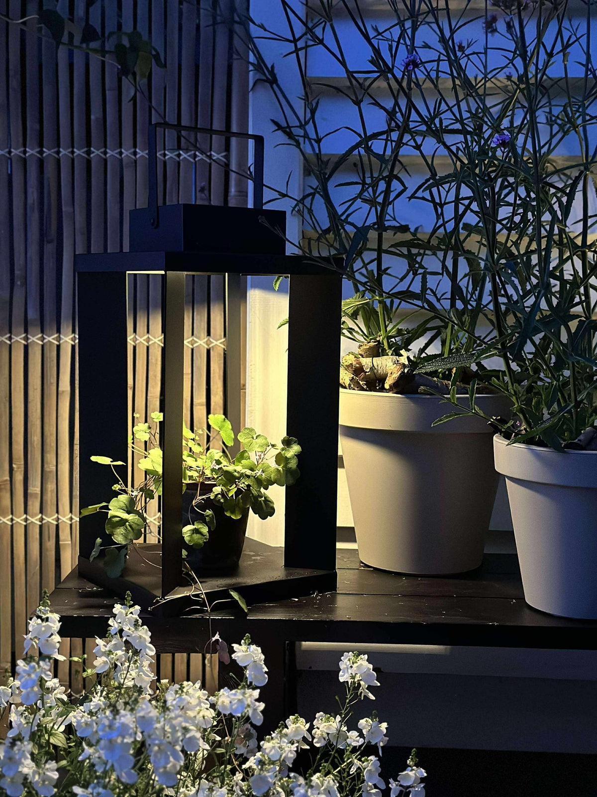 Lanterne LUX avec panneaux solaires
