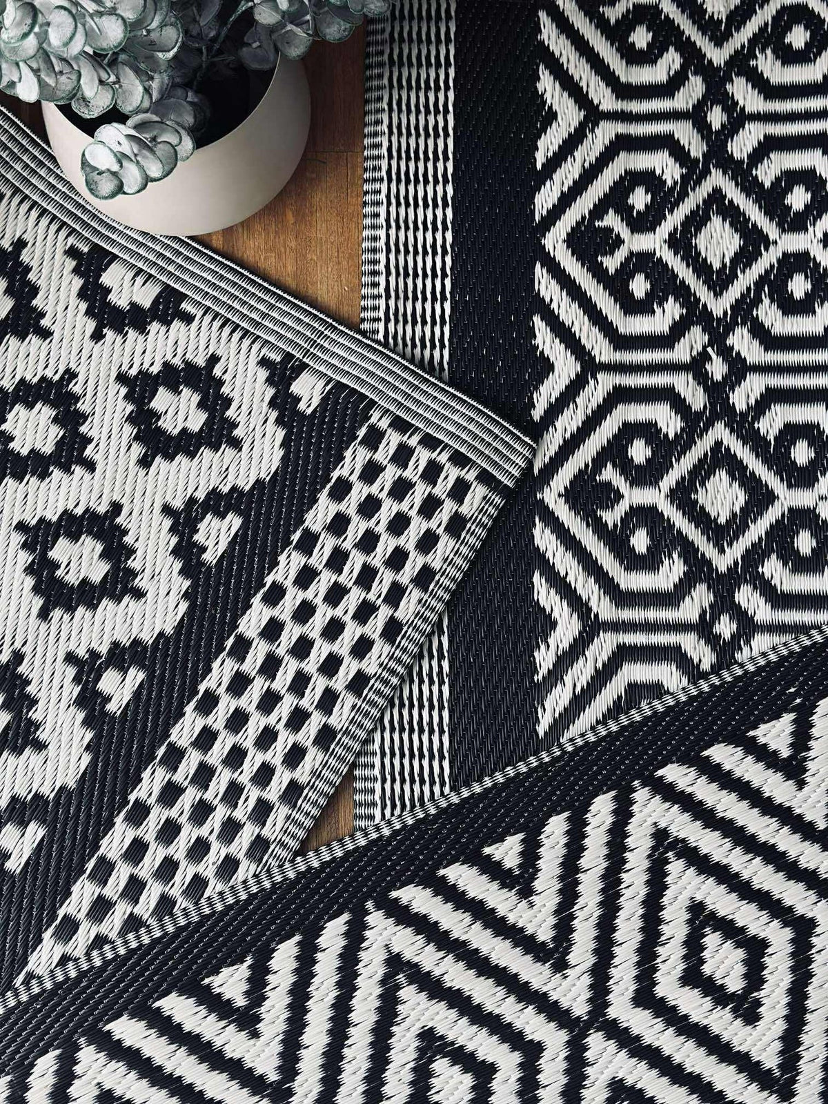 Tapis d’extérieur - Black mix