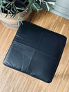 Coussin Tokyo en cuir - 40x40 Noir