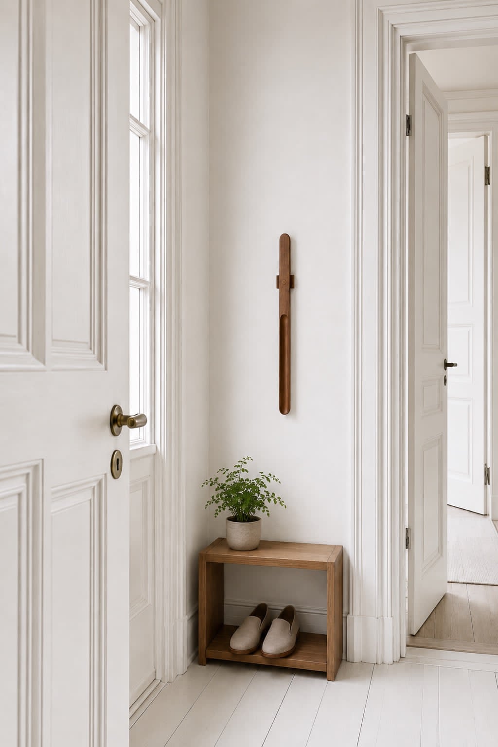 Chausse-pied en bois avec aimant - Dark wood