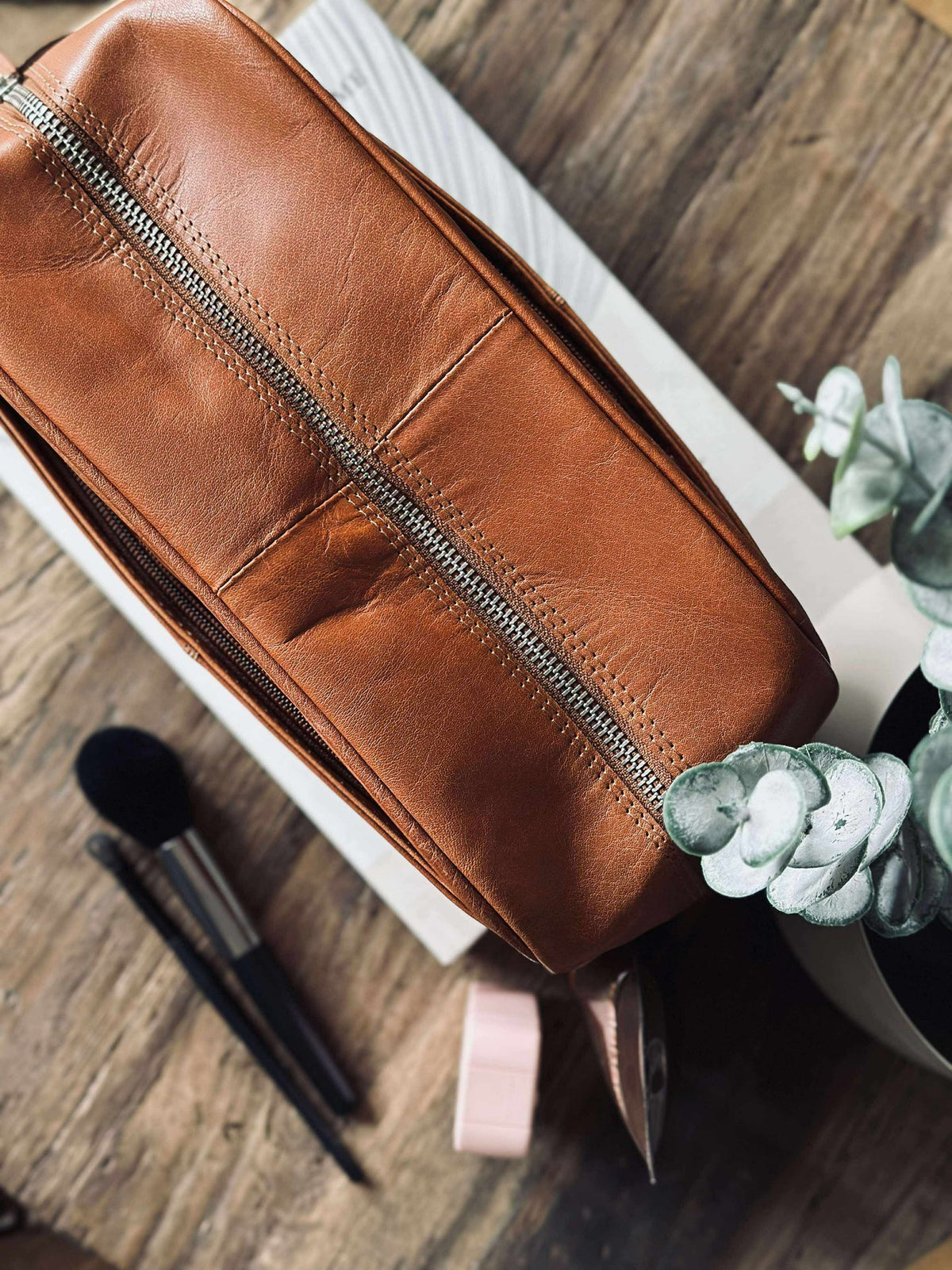 Trousse de toilette - Cognac