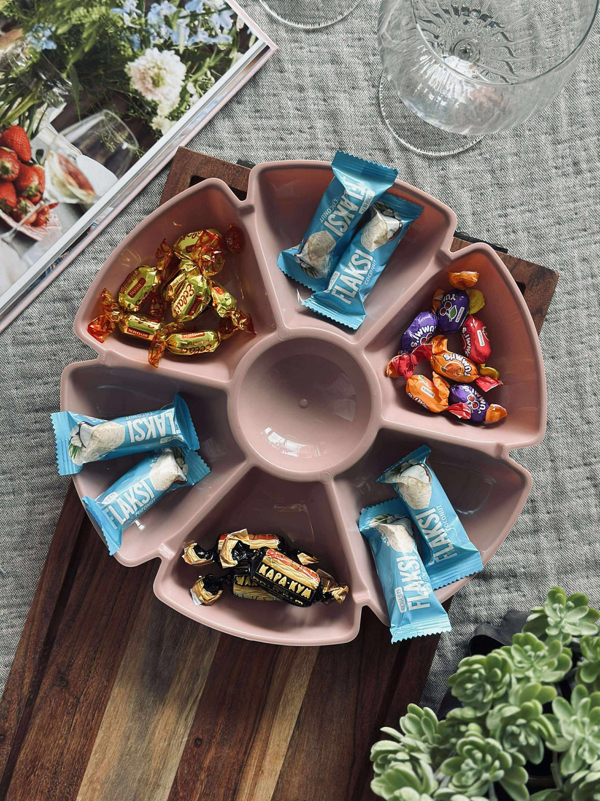 Plat de service  - Plusieurs couleurs