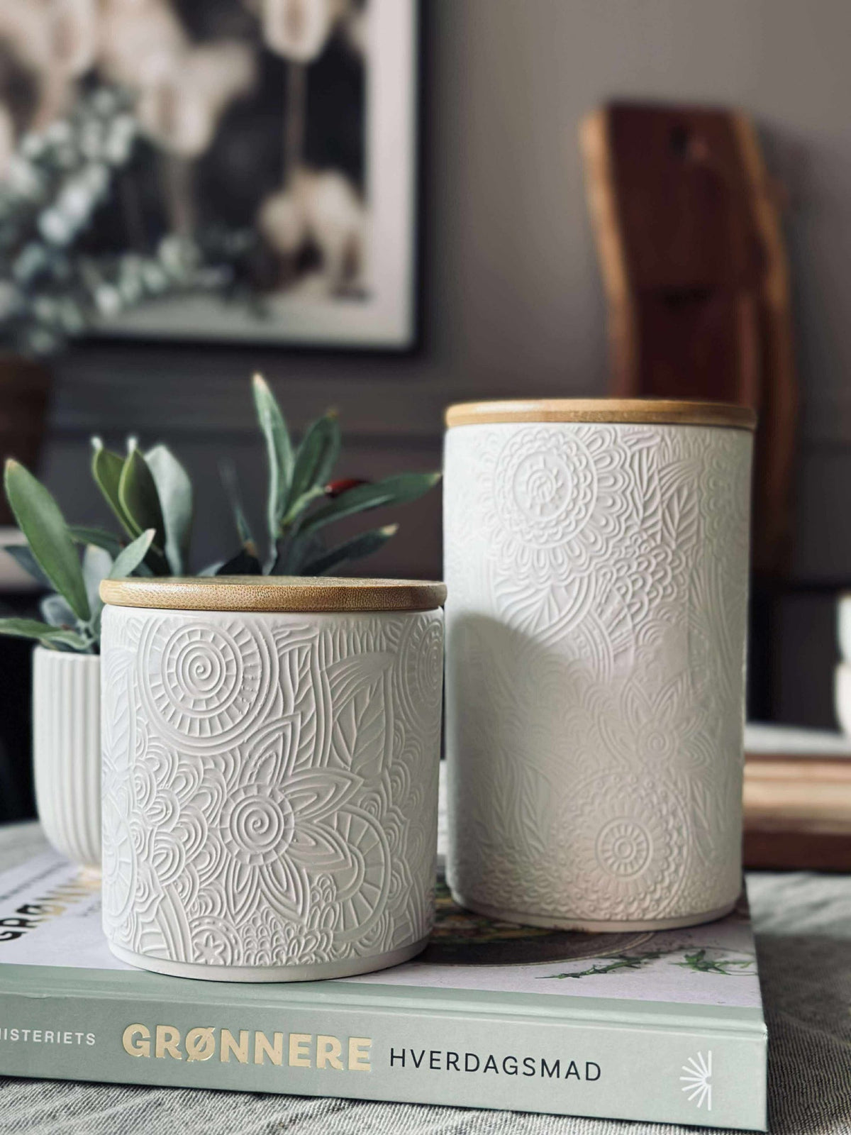 Boîte avec couvercle - Céramique 450 ml