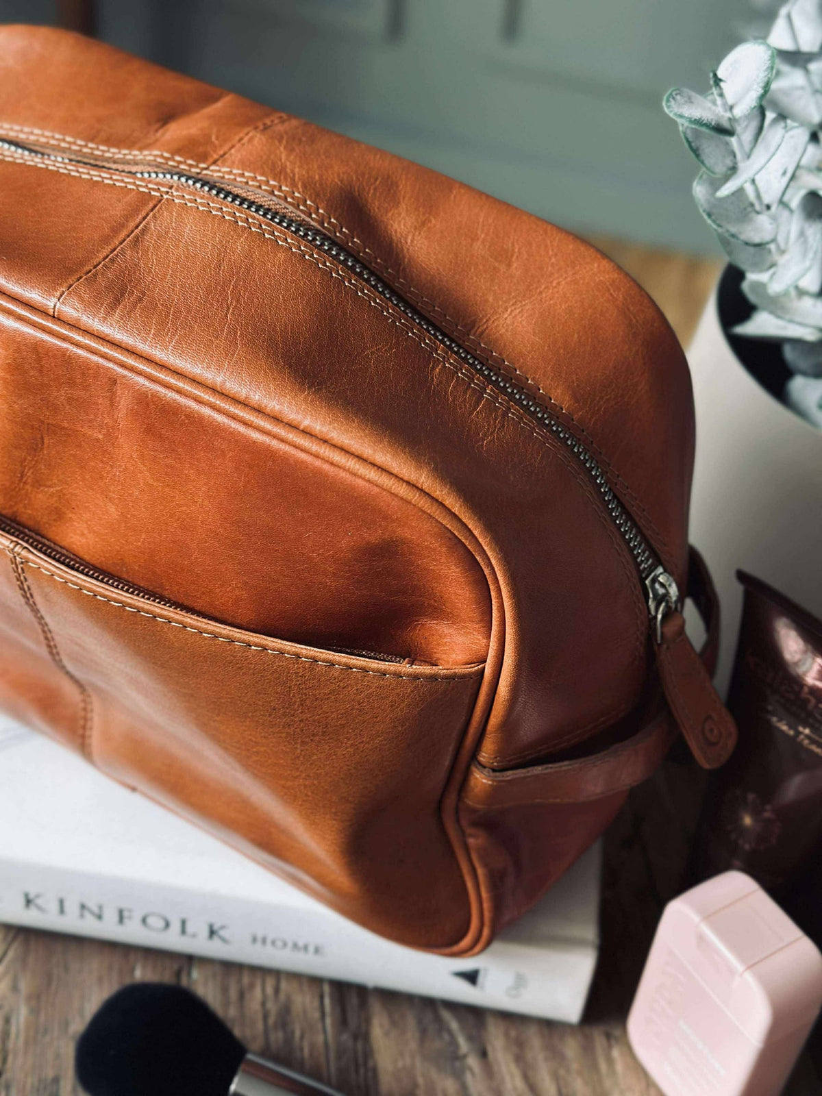 Trousse de toilette - Cognac