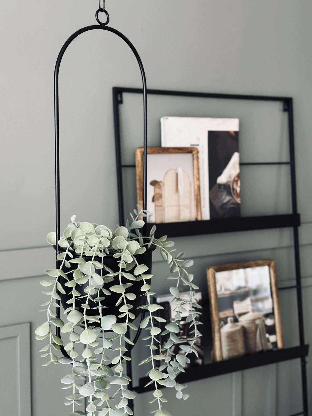 Pot avec suspension  - Black
