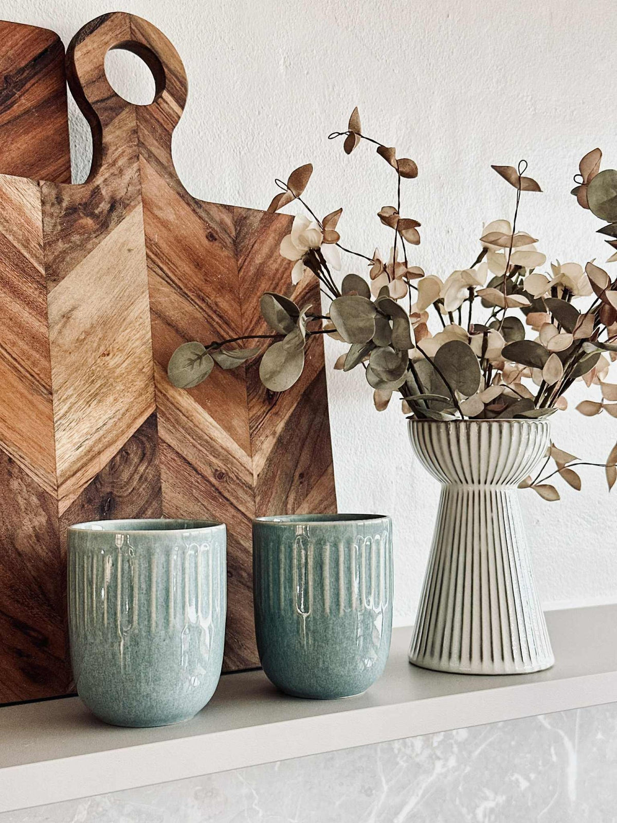 Mugs en grès – Lot de 4 - Plusieurs couleurs