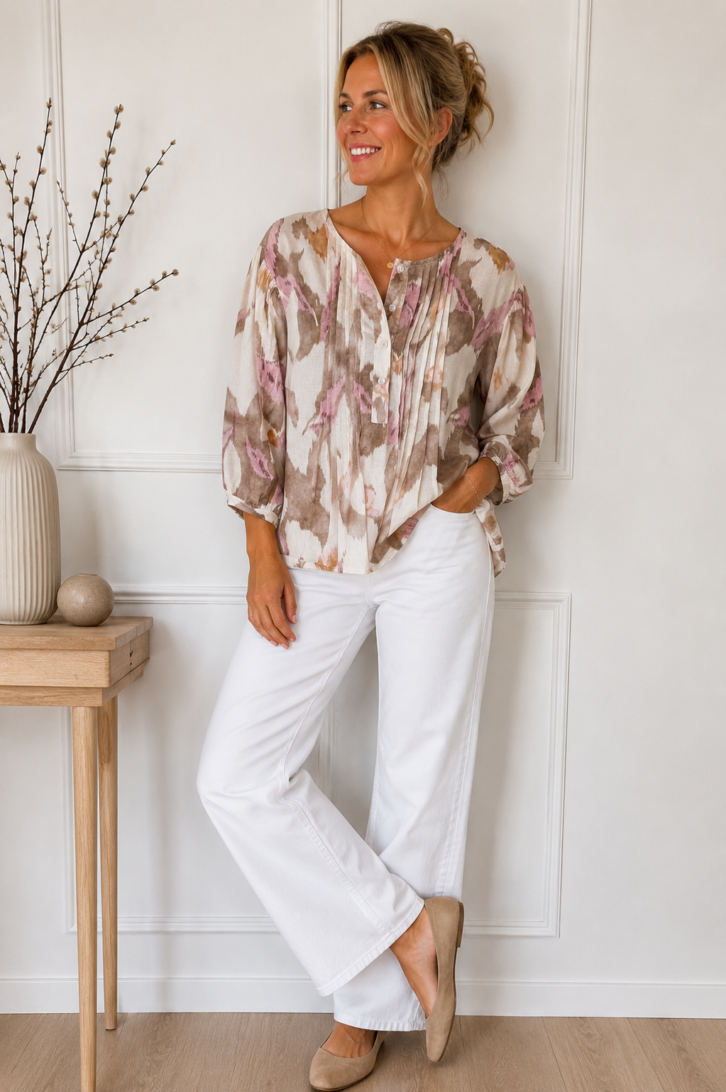 Blouse Cosmos - beige