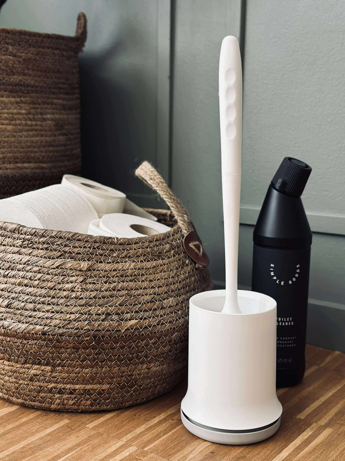 Brosse WC avec support - Silicone